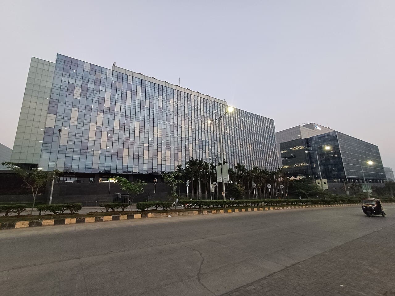 The World Trade Center on the Kharadi business strip in Pune, the district of the registered office.